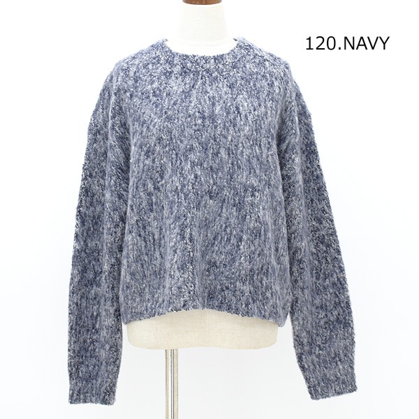 YLEVE ���졼�� BABY ALPACA BRASHED KN P/O �٥ӡ�����ѥ� �֥�å���� �ץ륪���С� �˥å� 168-3260084 ��ǥ�����������̵����