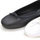 CROWN ���饦�� "BOW BALLET" �ܥ��Х쥨 BLACK WHITE �ե�åȥ��塼�� ��ܥ� ��ǥ�����������̵����