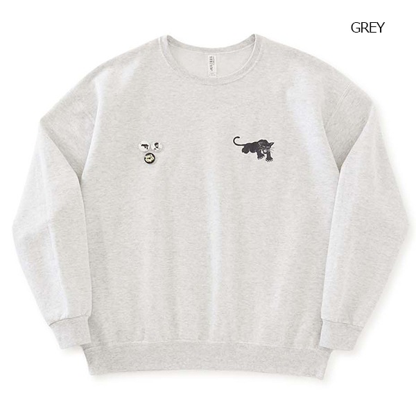 HIGH!STANDARD �ϥ������������ BLACK PANTHER SOUVENIR SWEAT SHIRT �֥�å��ѥ󥵡� �����٥˥� �������åȥ���� 1018102 ��󥺡�����̵����