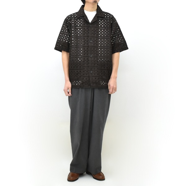 ��26SS��South2 West8 �������ġ��������ȥ����� ���Хʥ���� ���åȥ���ɽ� Cabana Shirt -Cutwork Embroidery- SX701������̵���ۡڥ���å��ݥ��Ȳġ�