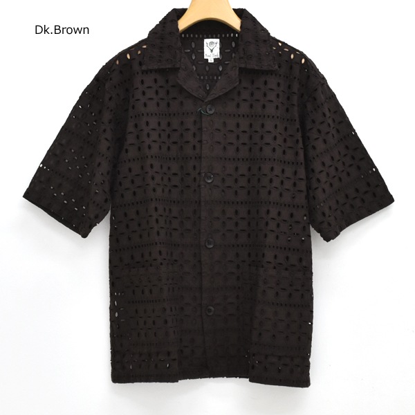 ��26SS��South2 West8 �������ġ��������ȥ����� ���Хʥ���� ���åȥ���ɽ� Cabana Shirt -Cutwork Embroidery- SX701������̵���ۡڥ���å��ݥ��Ȳġ�