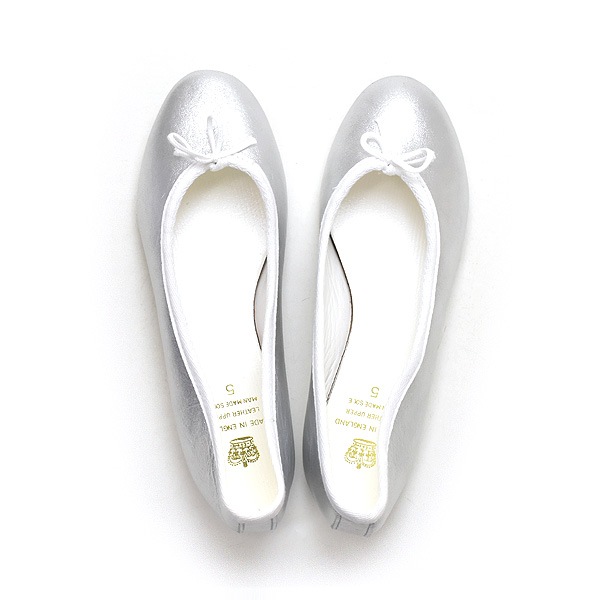 CROWN ���饦�� "BOW BALLET" �ܥ��Х쥨 SILVER ����С� �쥶�� ��ܥ� �ե�åȥ��塼�� ��ǥ�����������̵����