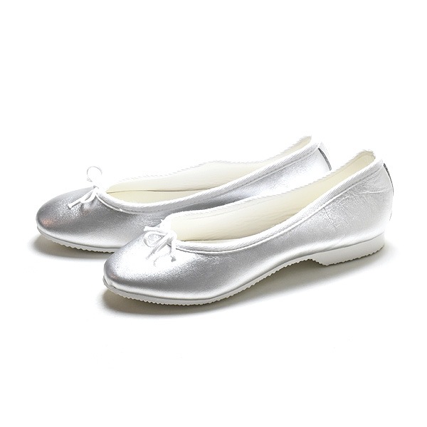 CROWN ���饦�� "BOW BALLET" �ܥ��Х쥨 SILVER ����С� �쥶�� ��ܥ� �ե�åȥ��塼�� ��ǥ�����������̵����