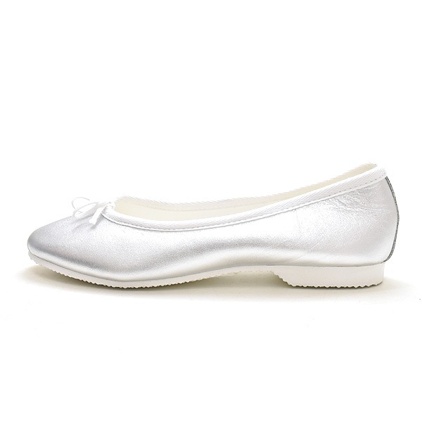 CROWN ���饦�� "BOW BALLET" �ܥ��Х쥨 SILVER ����С� �쥶�� ��ܥ� �ե�åȥ��塼�� ��ǥ�����������̵����