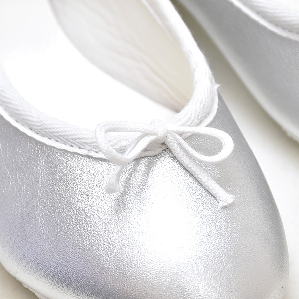 CROWN ���饦�� "BOW BALLET" �ܥ��Х쥨 SILVER ����С� �쥶�� ��ܥ� �ե�åȥ��塼�� ��ǥ�����������̵����