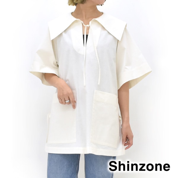 THE SHINZONE シンゾーン SAILOR COLLAR BLOUSE セーラーカラーシャツ