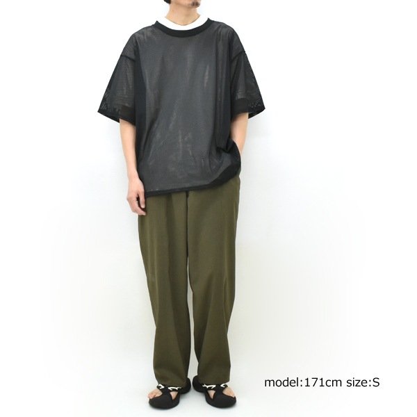 �ڡ�10%OFF�����ݥ��оݡۡڥ�����/40%OFF�ۡ�26SS��South2 West8 �������ġ��������ȥ����� �˥åȥ�å��� ���롼�ͥå�T�����  S/S Crew Neck Shirt -Knit Mesh- SX721�ڥ���å��ݥ��Ȳġۡ�26 SUMMER SALE�ۡ����ʡ����Բġ�