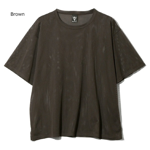 �ڡ�10%OFF�����ݥ��оݡۡڥ�����/40%OFF�ۡ�26SS��South2 West8 �������ġ��������ȥ����� �˥åȥ�å��� ���롼�ͥå�T�����  S/S Crew Neck Shirt -Knit Mesh- SX721�ڥ���å��ݥ��Ȳġۡ�26 SUMMER SALE�ۡ����ʡ����Բġ�