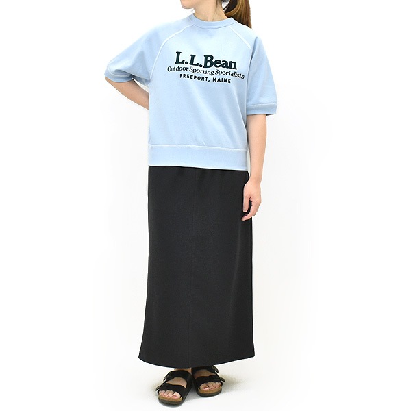 L.L.Bean Japan Edition ���륨��ӡ��� ����ѥ󥨥ǥ������ Portage Short-Sleeve Sweatshirt �ݡ��ơ������硼�ȥ��꡼�֥������åȥ���� 6275-4134 ��ǥ�����