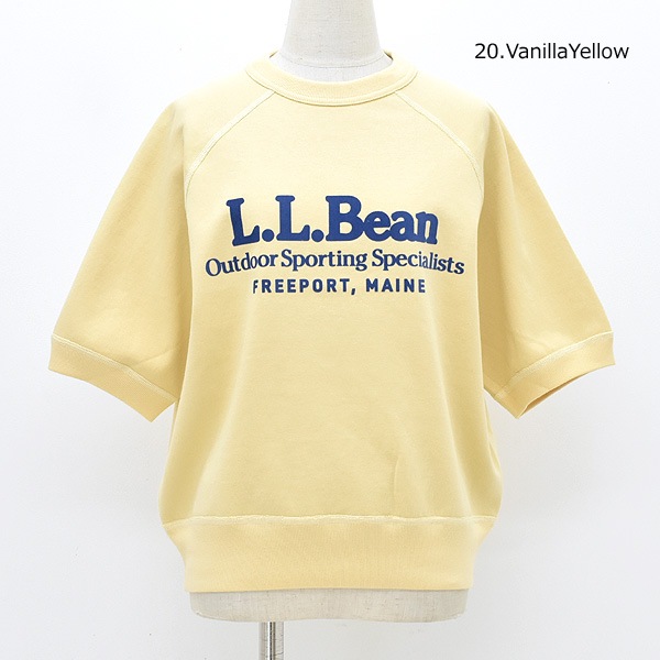 L.L.Bean Japan Edition ���륨��ӡ��� ����ѥ󥨥ǥ������ Portage Short-Sleeve Sweatshirt �ݡ��ơ������硼�ȥ��꡼�֥������åȥ���� 6275-4134 ��ǥ�����