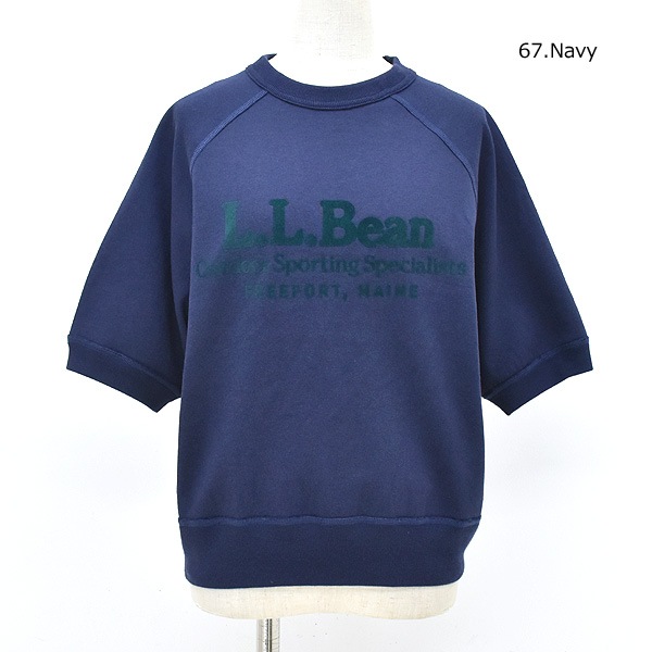 L.L.Bean Japan Edition ���륨��ӡ��� ����ѥ󥨥ǥ������ Portage Short-Sleeve Sweatshirt �ݡ��ơ������硼�ȥ��꡼�֥������åȥ���� 6275-4134 ��ǥ�����