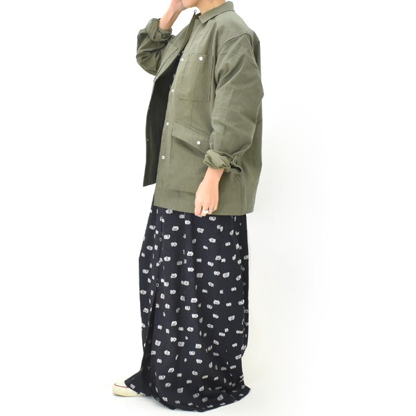 ��25SS��THE SHINZONE ���󥾡��� SAFARI SHIRT ���ե��ꥷ��� 25SMSBL10������̵����