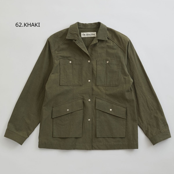 ��25SS��THE SHINZONE ���󥾡��� SAFARI SHIRT ���ե��ꥷ��� 25SMSBL10������̵����