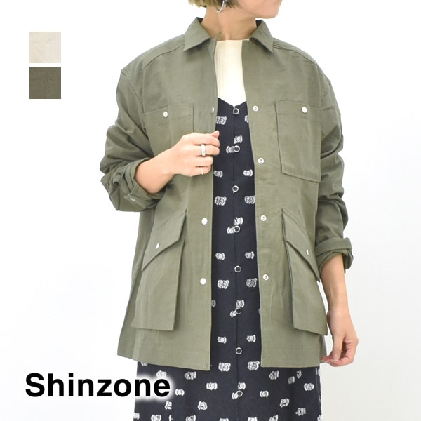 ��25SS��THE SHINZONE ���󥾡��� SAFARI SHIRT ���ե��ꥷ��� 25SMSBL10������̵����