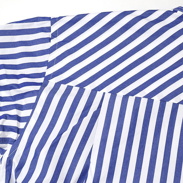 :colon  1in-Pleats Long shirt -Blue Stripes- 1ץ꡼ 󥰥 ȥ饤 CSH-1-23S2̵