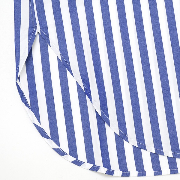 :colon  1in-Pleats Long shirt -Blue Stripes- 1ץ꡼ 󥰥 ȥ饤 CSH-1-23S2̵