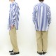 :colon  1in-Pleats Long shirt -Blue Stripes- 1ץ꡼ 󥰥 ȥ饤 CSH-1-23S2̵