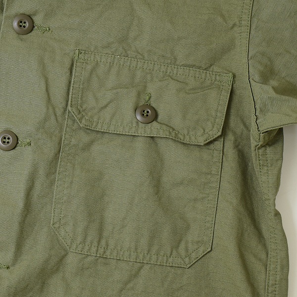 ���������� �ȥ������ѡ� �ե��ƥ���������� �ߥ꥿�꡼����� ��åץ��ȥå� orSlow TROOPER FATIGUE SHIRT RIPSTOP ARMY 01-8048-76������̵����