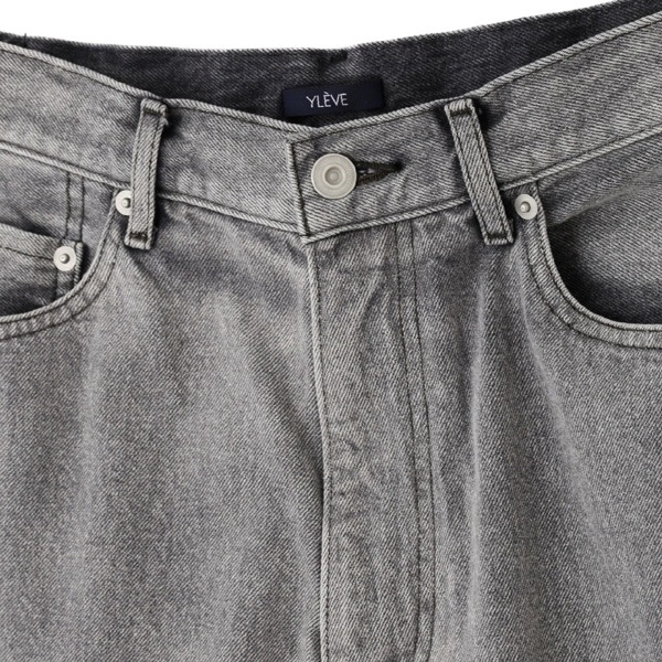 YLEVE 졼 ϥȥ磻ɥǥ˥ѥ 13.5oz DENIM HIGH WAIST WIDE FADE 168-4240032̵