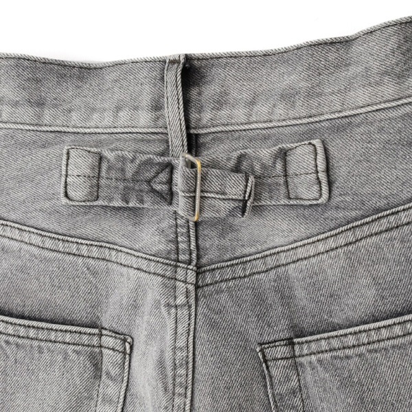 YLEVE 졼 ϥȥ磻ɥǥ˥ѥ 13.5oz DENIM HIGH WAIST WIDE FADE 168-4240032̵