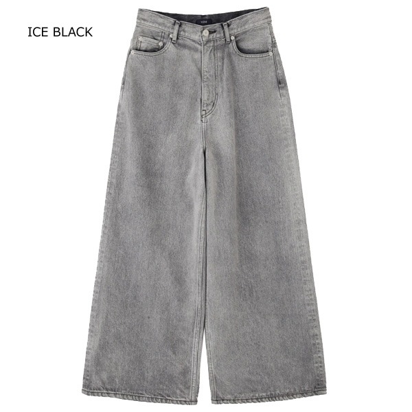 YLEVE 졼 ϥȥ磻ɥǥ˥ѥ 13.5oz DENIM HIGH WAIST WIDE FADE 168-4240032̵