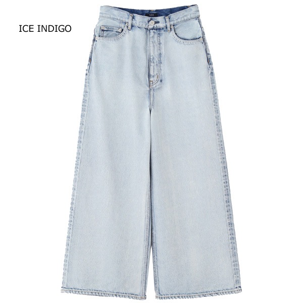 YLEVE 졼 ϥȥ磻ɥǥ˥ѥ 13.5oz DENIM HIGH WAIST WIDE FADE 168-4240032̵