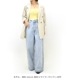 YLEVE 졼 ϥȥ磻ɥǥ˥ѥ 13.5oz DENIM HIGH WAIST WIDE FADE 168-4240032̵
