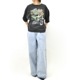 YLEVE 졼 ϥȥ磻ɥǥ˥ѥ 13.5oz DENIM HIGH WAIST WIDE FADE 168-4240032̵