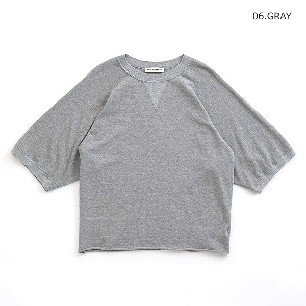 THE SHINZONE ���󥾡��� INLAYED HALF SLEEVE TEE ����쥤�ϡ��ե��꡼�� �����å�T����� 25SMSCU03 ��ǥ�����������̵����