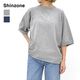 THE SHINZONE ���󥾡��� INLAYED HALF SLEEVE TEE ����쥤�ϡ��ե��꡼�� �����å�T����� 25SMSCU03 ��ǥ�����������̵����