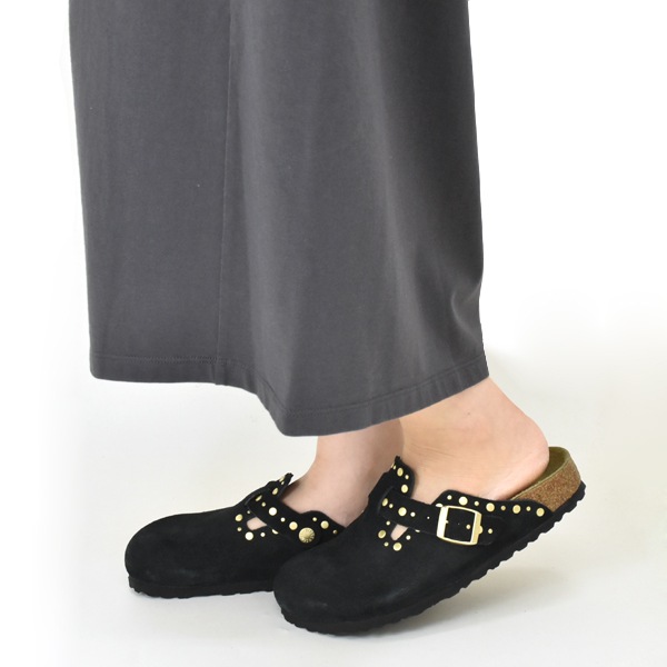 ��26SS��BIRKENSTOCK �ӥ륱�󥷥�ȥå� BOSTON RIVET �ܥ��ȥ� ��٥å� �ʥ��� 1030491 ��ǥ����� ��� ��˥��å���������̵����