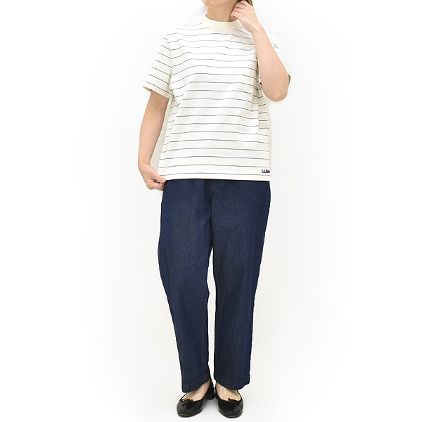 L.L.Bean Japan Edition ���륨��ӡ��� ����ѥ󥨥ǥ������ Union Short-Sleeve Striped Tee ��˥��󥷥硼�ȥ��꡼�֥��ȥ饤�ץƥ� ȾµT����� 6275-4136 ��ǥ�����