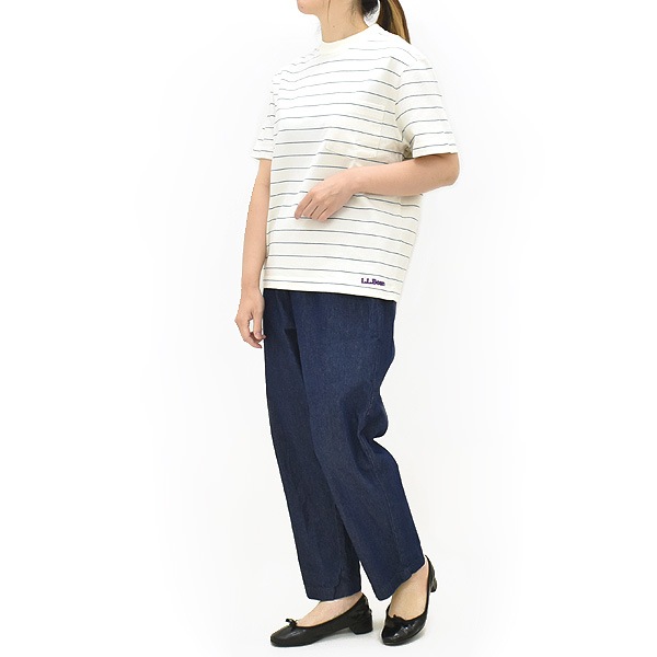 L.L.Bean Japan Edition ���륨��ӡ��� ����ѥ󥨥ǥ������ Union Short-Sleeve Striped Tee ��˥��󥷥硼�ȥ��꡼�֥��ȥ饤�ץƥ� ȾµT����� 6275-4136 ��ǥ�����