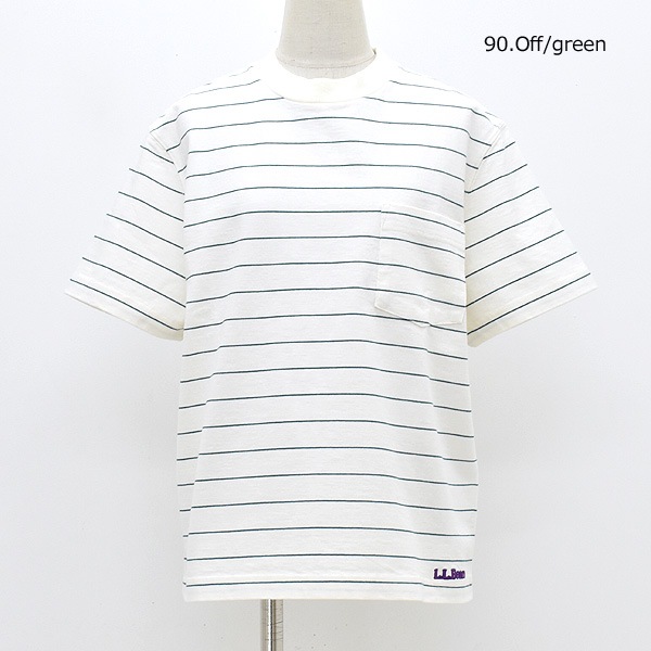 L.L.Bean Japan Edition ���륨��ӡ��� ����ѥ󥨥ǥ������ Union Short-Sleeve Striped Tee ��˥��󥷥硼�ȥ��꡼�֥��ȥ饤�ץƥ� ȾµT����� 6275-4136 ��ǥ�����