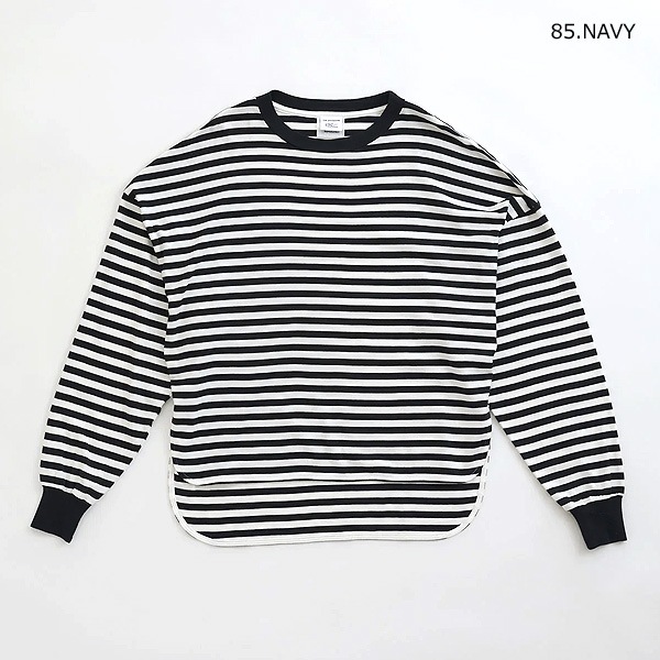 THE SHINZONE ���󥾡��� FRENCH STRIPED LONG SLEEVE TEE �ե������ȥ饤�ץ��󥰥��꡼��T����� �ܡ����� 25SMSCU04 ��ǥ�����������̵����