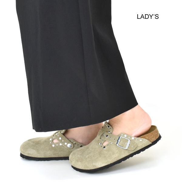 ��26SS��BIRKENSTOCK �ӥ륱�󥷥�ȥå� BOSTON RIVET �ܥ��ȥ� ��٥å� �ʥ��� 1030418 ��ǥ����� ��� ��˥��å���������̵����