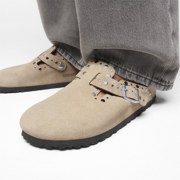 ��26SS��BIRKENSTOCK �ӥ륱�󥷥�ȥå� BOSTON RIVET �ܥ��ȥ� ��٥å� �ʥ��� 1030418 ��ǥ����� ��� ��˥��å���������̵���ۡ�ͽ���