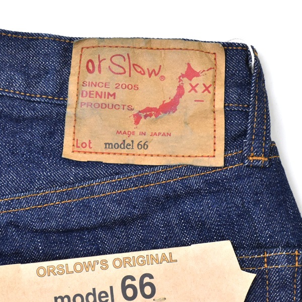 orSlow ���������� 66��ǥ� ����������ɥǥ˥�ѥ�� MODEL 66 STANDARD DENIM PANTS ONE WASH 01-1056-81 24AW�������ʥ������̵����