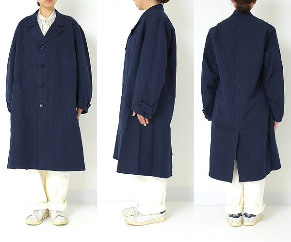 21AWOUTIL ƥ "MANTEAU PUPILLN" INDIGO åȥͥ OV-T003̵