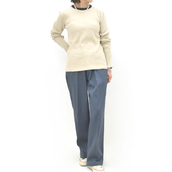 Oblada ���֥�� WAFFLE LONG SLEEVE ��åե���󥰥��꡼�֥���� ����T Ĺµ ̵�� F2610CU04 ��ǥ������ڥ���å��ݥ��Ȳġ�