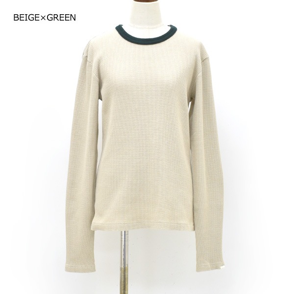 Oblada ���֥�� WAFFLE LONG SLEEVE ��åե���󥰥��꡼�֥���� ����T Ĺµ ̵�� F2610CU04 ��ǥ������ڥ���å��ݥ��Ȳġ�