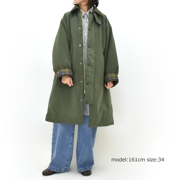 ��26AW��Barbour �Х֥��� �������⥢ �ѥǥå� ������ ���ʥ��󥰥����� PADDED EXMOOR COAT MCA1066 ��� ��ǥ�����������̵����