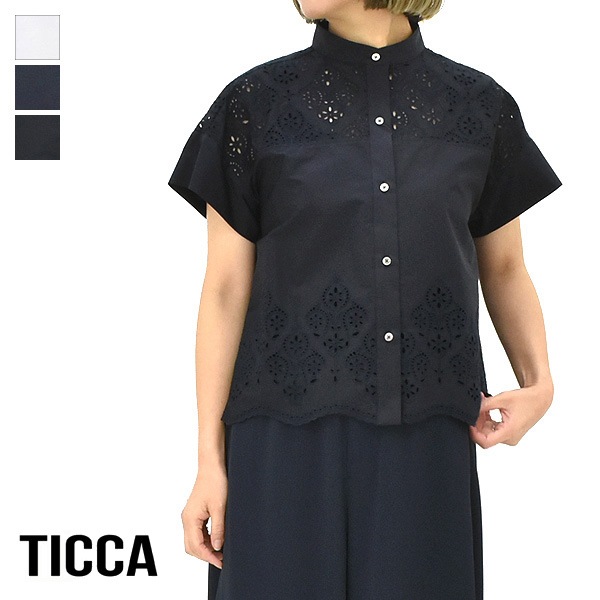 TICCA ティッカ レースフレンチシャツ TBES-101 レディース