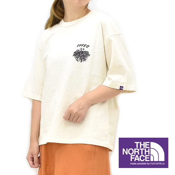 THE NORTH FACE PURPLE LABEL �Ρ����ե����� �ѡ��ץ�졼�٥� FFFES Graphic Tee ����ե��å�T����� N25FT017 ��ǥ����� ��� ��˥��å���������̵����