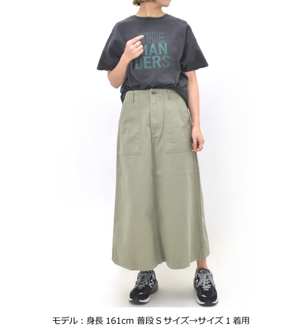 orSlow ���������� �ե��ƥ������������� FATIGUE SKIRT GREEN �ߥ꥿�꡼ �٥����� 00-4203-16 ��ǥ�����������̵����