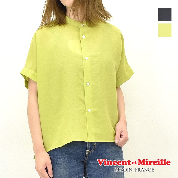 【B SHOP購入】バンソンエミレイユ 40 リネンカバーオール VINCENT ET MIREILLE バンソンエミレイユ リネンレーヨン