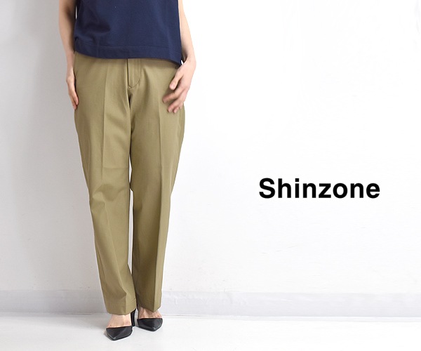 THE SHINZONE ���󥾡��� HIGH WAIST CHINO PT �ϥ��������ȥ��Υѥ�� 20SMSPA58 ��ǥ�����������̵����