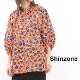THE SHINZONE 󥾡 եꥫХƥå֥饦 "AFRICAN BATIK BL" 22MMSBL15 ǥ̵