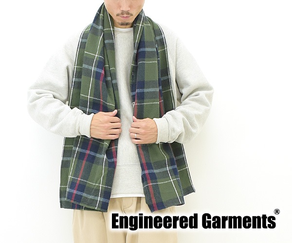 ENGINEERED GARMENTS 󥸥˥ɥ ʻեͥ ܥ󥷥硼 Button Shawl - Big Plaid Hv Flannel LN323 ǥ  ˥å̵