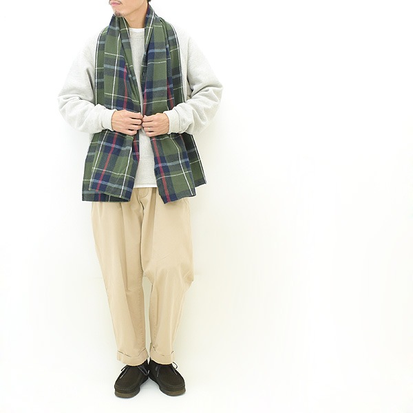 ENGINEERED GARMENTS 󥸥˥ɥ ʻեͥ ܥ󥷥硼 Button Shawl - Big Plaid Hv Flannel LN323 ǥ  ˥å̵